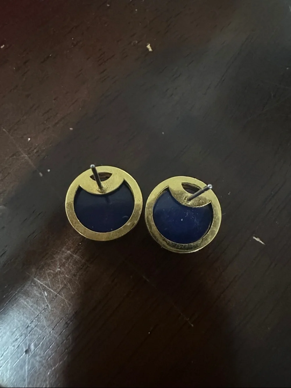 Tory Burch Gold Tone Stud Earrings